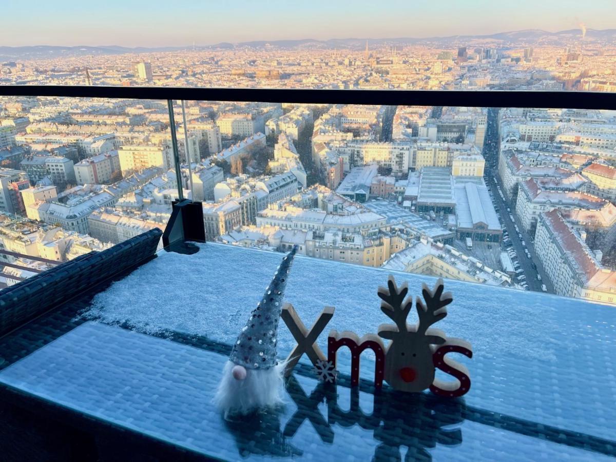 Triiiple Level 31 - Sonnenwohnen Apartment Mit Fantastischem Ausblick Und Parkplatz Wien Eksteriør bilde